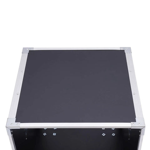 12U Heavy Duty Portable AV Rack With Smooth Operator Rolling Locking Casters And Badass Metal Cabinet For Indoor KTV Studios And Conference Rooms Built Different To Handle Every Setup You Dream Up