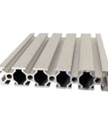 Badass 20100 Aluminum Extrusion With Hella Clean Cable Routing Slot For CNC And 3D Printer Rigs T Slot Wire Channel Profile stacked aluminum rods