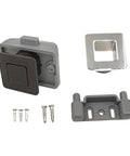 Push Button Lock For Cabinets And RV Campers Drawers, Keyless Door Latch, Durable PP And Metal Construction, 15mm Thick Door Panel Fit
