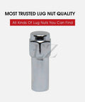 Chrome Sst Mag Lug Nuts 7/16 20 Thread Size, polished lug nut for classic GM vehicles and custom wheels.