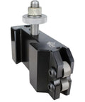 BXA 10 Knurling Turning And Facing Holder with medium diamond knurls for precision machining, shown with mounting bolt.