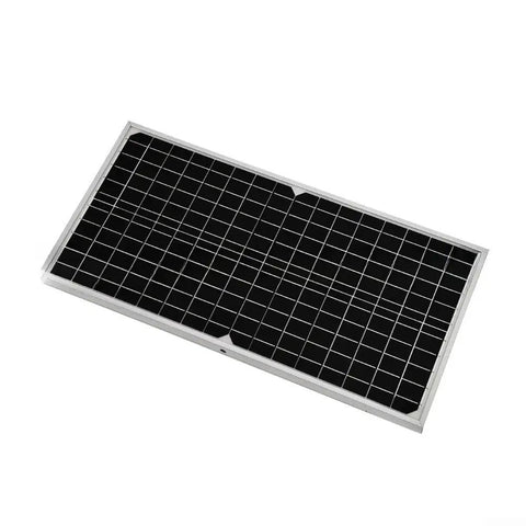 16W Monocrystalline Solar Panel Kit With Charge Controller DC Output For Battery Charging Ideal For Camping Cabin Boat Or Outdoor Travel