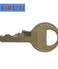 Key for heavy duty waterproof padlocks keyed alike for outdoor use with laminated steel body and hardened shackle pack of 48