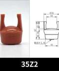 Industrial Vacuum Suction Cup Chuck Grabber With Rubber Sucker Pad Gripper Clamp For Pneumatic Accessories System 35mm To 95mm Diameter, close-up