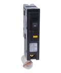 Side view of Homeline 20 Amp 1 Pole GFCI Mini Circuit Breaker For 120V AC Home Electrical Panels Plug In Mount with pigtail