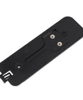 Black Video Doorbell Back Plate Replacement Part With Hooks, Easy Install Back Plate Kit, Lightweight Durable Plastic Mount