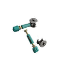 3 In 1 Furniture Cam Lock Fasteners Kit 100 Pieces, 4 Leaf Embedded Nuts, Connecting Bolts And Dowels For Solid Panel Joints