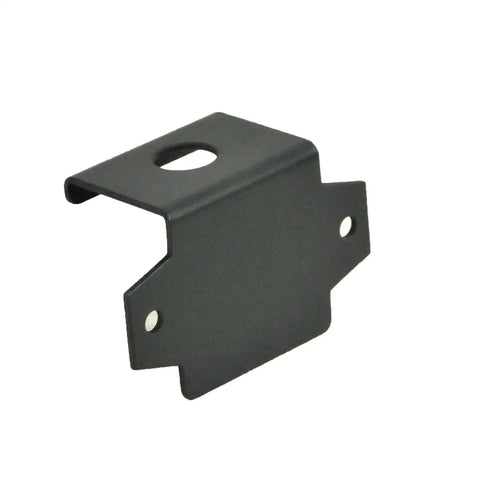 Tough As Nails Heavy Duty Panel Mount Bracket For Electrical Components Like Push Button Breaker Toggle Switch LED Indicator Fuse Holder And More 121BB Marine Grade Aluminum Black Anodized 5052, black panel bracket