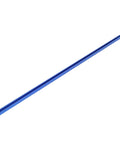 800mm Aluminum T Track With Predrilled Holes For Easy Install, Universal Double Cut Track in blue aluminum alloy, angled view