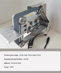 Badass Compact Mini Belt Sander With Variable Speed For Wood Metal And Plastic Polishing Benchtop Power Tool Kit features aluminum alloy construction.