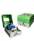 High Speed Vibration Ball Mill For Lithium Battery R And D Wet And Dry Dual Use Lab Grinder, green and white design, open view.