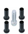 Door Hinge Pin Liners And Bushings Kit For Jeep Wrangler TJ YJ CJ LJ 1986-2006 DIY Ready Plug-And-Play Smooth Quiet Door Operation Easy Replacement Durable ABS Plastic Hinges Repair Set, four bushings and tool