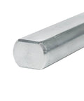 DD steering shaft segment, 16-inch length, 3/4-inch diameter, surface-plated steel with machined end
