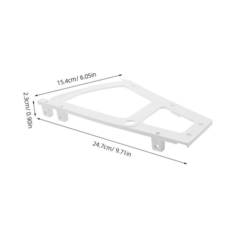 Two Pack Shoe Drawer Cabinet Hinges With Flip Frame Mechanism for Single Layer Shoe Rack Storage Easy Access, dimensions shown