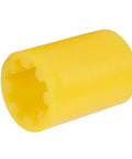 Close-up of yellow Vacuum Pump Flexible Coupler Replacement Part Made With Shock Absorbing PU For JB Industries DV Series Pumps DV 3 DV 5 DV 42