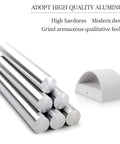 High-quality aluminum rods beside Aluminum Modern Indoor LED Wall Sconce Up And Down Mount Light, white finish, 3000K warm white.