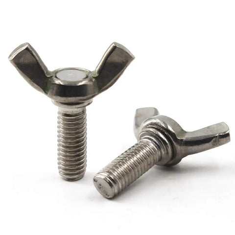 Heavy Duty 304 Stainless Steel Wing Bolts And Butterfly Screws M8x30 Knurled Finger Grip Hardware Rust Resistant Quick Release Fasteners Tool Shed Ready For Engine Swaps And Outdoor Gear 10 Piece Set