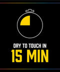 Seymour 20-51 Ceiling Renew Spray Paint, New White, dry to touch in 15 minutes timer graphic.