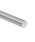 Round High Speed Steel (HSS) lathe rod, 3 mm diameter, 100 mm length, silver metal