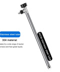 Pickup And Go 21V Lithium Battery Electric Fuel Transfer Pump With 36 Inch Stainless Steel Tube No Sweat Barrel Siphon For Diesel Kerosene Hydraulic Oil And Water, 92cm stainless steel intake tube.