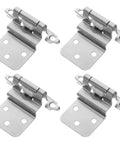 Four Dope Soft Close Cabinet Hinges For Kitchen And Home Hidden Flush Mount Design Heavy Duty Iron Hardware