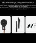 Beefed Up 30 Inch Integrated Drone Power System motor and components, showing modular design and easy maintenance