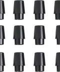 12 Pcs Black Golf Ferrules For 0.355 Inch Tip Irons And Shaft Sleeves Universal Fit Shaft Adapter For Golf Club Shafts