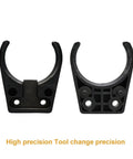 Premium 6 Pieces HSK63 Tool Holder Clamps For Vibration Free Milling And Engraving With High Precision Locking and Rugged Durability - HSK63 clamp side view