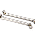 Beefy Stainless Steel M4 Drive Shaft Set For 1 To 10 RC Crawlers Universal Cross Knot With Brass Ball High Torque Spline Design Fits Axial SCX10 II