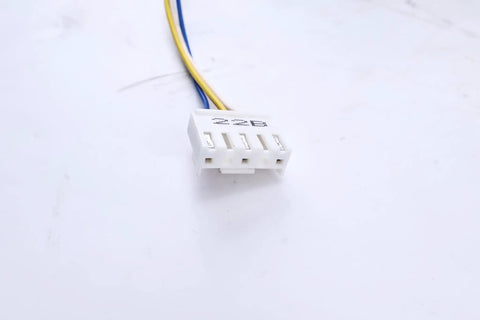 Close-up of wire connector for Brushless DC Fan Motor For Air Conditioner WZDK34-38G-W RDN-310-34-8 ZKFN-34-8-1 DC310V 34W Replacement Part 1 Pack High Efficiency AC Unit Cooling Fan Motor For Home And Office