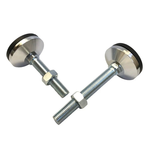 Easy Install Adjustable Leveling Feet Four Pack For Furniture And Desks With Swivel Design Height Adjustable For Tables Cabinets Workbenches Shelving Units And Bookcases Carbon Steel Durable And Wear Resistant, carbon steel swivel feet