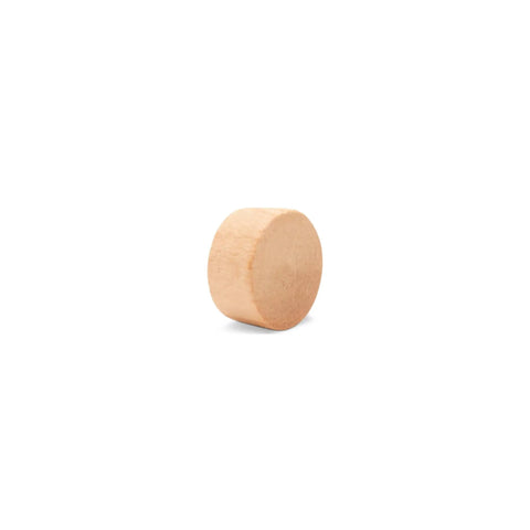 Half Inch Cherry Wood Flat Head Plugs Pack Of 50 Slick Flush Finish Easy Install Screw Hole Covers For Gleaming Furniture Restorations And Straight Up Handy Shop Projects - single plug
