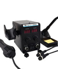 110V 750W 2 In 1 SMD Hot Air Rework Station And Soldering Iron With LCD Dual Digital Display