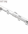 Two Sets Silver Ten Inch Gas Strut With 120 Newton Lift Force 27 Pound Hydraulic Air Prop Lift Support For Cabinets And Kitchen Doors Built To Last With Stainless Steel And Nylon Easy Mounting