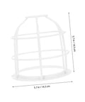 Heavy Duty Wire Lamp Shade And Bulb Guard Cage, measures 5.7in by 5.7in, weatherproof protective cover for pendant lights.