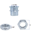 Beefed Up Heavy Duty 1.25 Inch Heim Joint Rod End Kit With Left And Right Hand Threads Chromoly Panhard Rod End For Traction Bars And Tie Rods Includes Spacer Tube Adapters And Jam Nuts For Durable Off Road Steering Linkage, 1.25 in rod end kit with LH/RH jam nuts