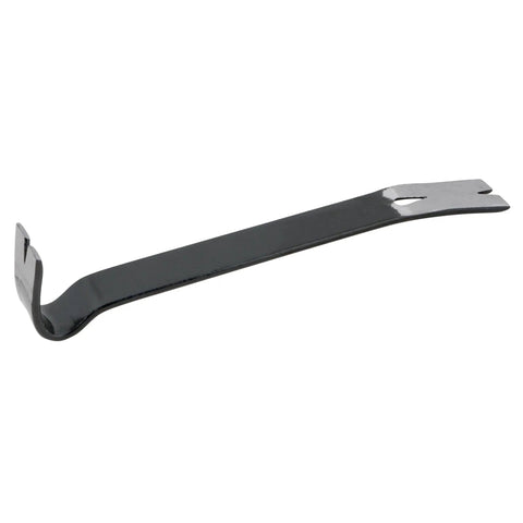 15 Inch Heavy Duty Flat Pry Bar With Integrated Nail Puller Rust Resistant Enamel Finish Ultra Durable Forged Heat Treated Carbon Steel Crow Bar.