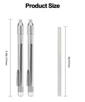 Heavy Duty Professional Grade Round Soapstone Pencils With Secure Grip Holder And Full Refill Pack For Welding Metal Shop Fabrication Textile Marking Built Tough No Sweat Layout Chalk Tools showing product size 5.16in and refill.