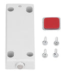 Heavy Duty Magnetic Push Type Cabinet Door Damper 50N Catch Latch With Strong Elasticity, white damper, red adhesive pad and screws