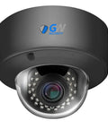 5MP H.265 Weatherproof IP Dome Camera With 4X Optical Motorized Zoom 2.8 to 12mm Lens 2592x1920 Super HD Video PoE Remote Zoom