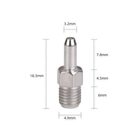 12 Pack Bike Chain Breaker Pins Kit For Fast Chain Removal And Easy Repair Spare Pins For Your Chain Breaker Tool Durable Silver Finish