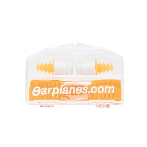 Kids Reusable Flight Ear Plugs For Travel Comfort No Fuss Solution To Prevent In Flight Ear Pain Popping And Discomfort With A Slightly Larger Outer Plug For A Snug Easy Fit And Stress Free Airplane Ride in clear case