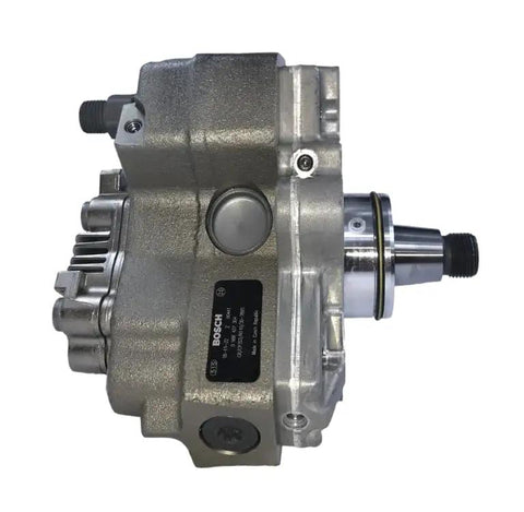 Heavy Duty High Pressure Fuel Pump For Dodge Ram 5.9L Cummins 2003 To 2007 showing silver metal body and mechanical features.