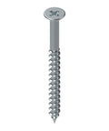 Close-up of a screw from the Soft Close Hinge Kit For Face Frame Cabinets, 15 Kits With Adapters, Spacers, And Screws, Plug And Play Install