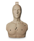 3D Silhouette Shooting Targets 21.5 By 14 Inches For Drills Lightweight Face And Torso With Mounting Tab Made From Recycled Material Pack Of 15