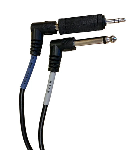Replacement Cable Snake Harness For Alesis Nitro Max And Nitro V1 Drum Modules 25 Pin Connector angled plugs close-up