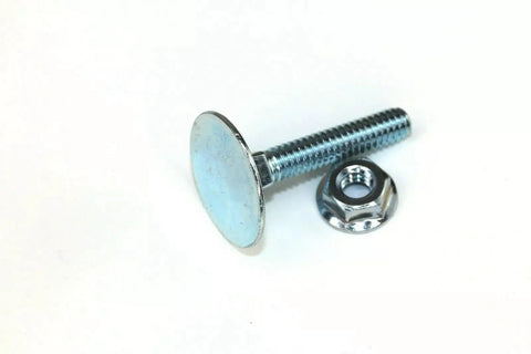 10 Pack 1/4 X 1 1/2 Elevator Bolts With 12 Hex Nuts For Box Truck Door Repair, showing one bolt and nut.
