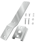SMV Triangle Sign Mount Bracket in galvanized steel with 4 screws rugged heavy duty zinc coated construction for tractors
