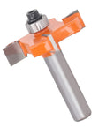 Top Notch 4 Wing Router Bit For Clean Slots In Pine And Particle Board High Carbon Steel Anti Backlash Design With 8mm Shank for precision cutting.