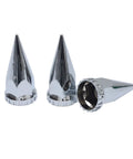 ABS Chrome Removable Hubcaps Set For Semi Trucks Front And Rear Wheel Axle Covers With 33mm Thread On Lug Nut Covers